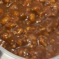 BBQ Baked Beans · BBQ beans with ground turkey.