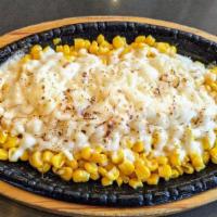 Corn Cheese · sweet corn topped with cheese