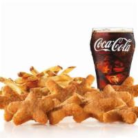 9 Piece - Chicken Stars™ Combo · Crispy star-shaped chicken nuggets with the choice of dipping sauce. Served with Fries and a...