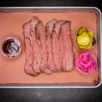 Tri Tip a la carte · Smoked over California oak wood with a salt and pepper rub.  Served medium-rare.. All BBQ is...