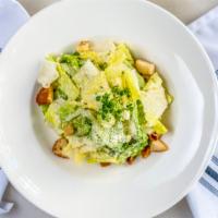 Caesar Salad · Garlic Croutons, Parmesan Cheese, Lemon Anchovy Dressing.