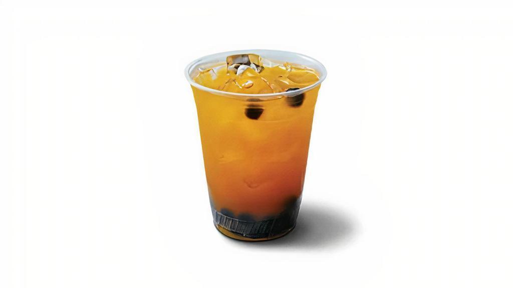 Mango Juice Tea · Boba Tapioca Pearls