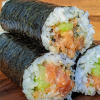 Spicy Salmon Hand Roll · 