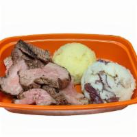 Grilled Tri Tip Steak Meal / Double Carbs · Pick a Flavor of Tri Tip Steak, Protein Amount, & 2 Carb Options. Add Extras or Side Sauces