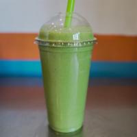 Jetson · Cashew Milk, Peanut Butter, BPN Vanilla Protein, Kale, Spinach, Banana, 
(Contains Tree nuts...