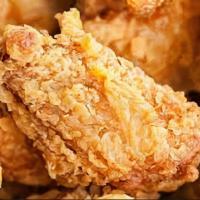 Fried Chicken Wings (8) · The fried chicken wings are marinated with our own secret recipe, the seasoning melts into t...