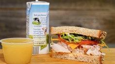 Kids Meal · Kids meal comes with sandwich, choice of drink and applesauce. No Substitutions.