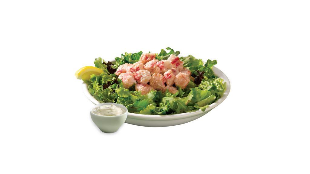 Lobster Classic Salad · Lobster & seafood salad served on top of our lettuce blend and a side of lemon. Recommended dressing: Ranch. Half: 300 cal., Full: 390 cal.