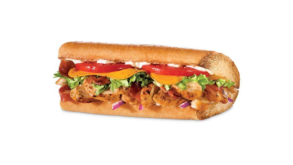 Mesquite Chicken · Chicken, bacon, cheddar, lettuce, tomatoes, onions, ranch.