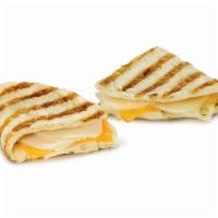 Kids Triple Cheese Meal · Includes mini triple cheese sub or flatbread, chips or kids cookie and kids drink.