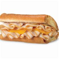Turkey & Cheese · Includes 4 inch sub or sammie, small drink, & chips or tots or small chocolate chip cookie.