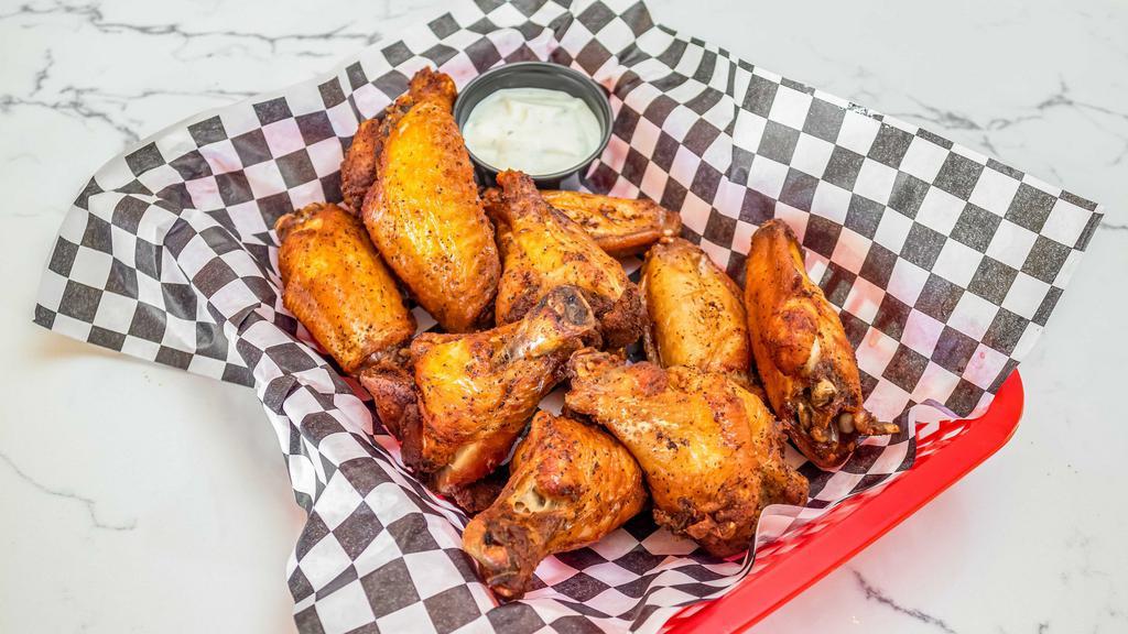 Halal Wings · Halal wings, served regular or spicy. Make your wings a meal combo add seasoned waffle fries or our fresh house salad and a drink.