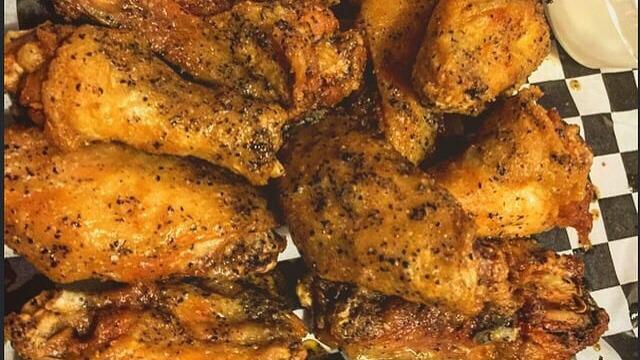 Salt & Pepper Chicken Wings · Unbreaded chicken wings fried then tossed in salt and pepper.