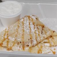 Carmel Apple Cinnamon Crepe · Carmel Apple Cinnamon Crepe