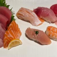 Sushi Combo 3 · 6pcs chef choice nigiri sushi + 6pcs chef choice sashimi