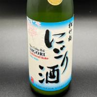 Sho Chiku Bai NIGORI silky mild (300ml bottle) · Coarsely filtered and the sweetest of all our types of sake. Pours opaque white with a milky...