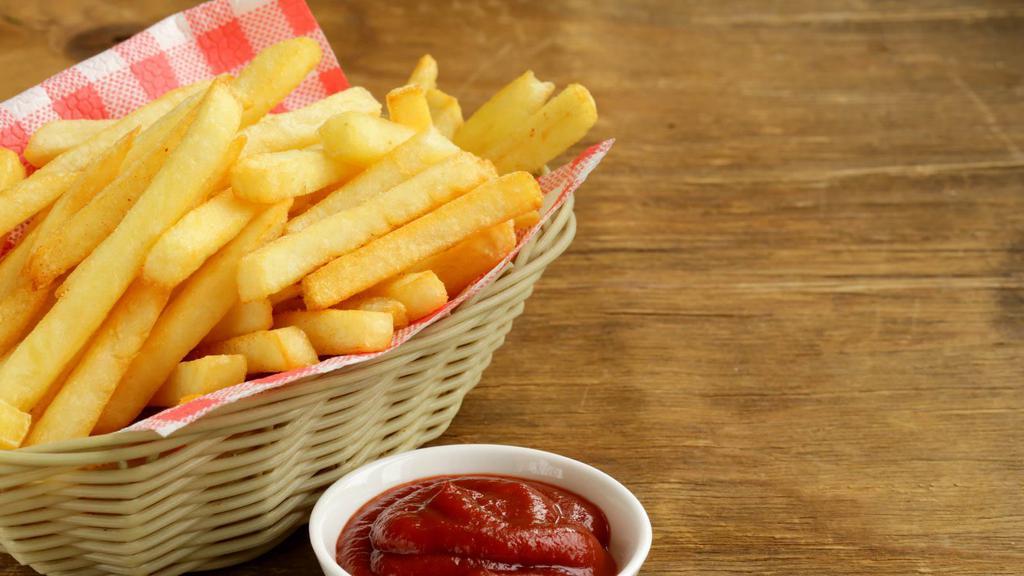 French Fries  · Fresh potatoes thins deep fried.