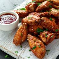 Hot Wings · Fresh made chicken wings served with choice of dip.