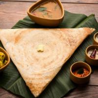 Cheese Dosa · Thin pancake made from fermented batter consisting of lentils and rice with a cheesy filling...