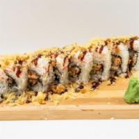 Honey Walnut Shrimp Roll · Shrimp tempura, crab meat, avocado, unagi, topped with honey roasted walnut and crunchy, una...