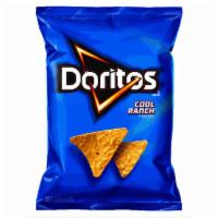 Doritos®  Cool Ranch® (260 Cals) · The iconic intense tanginess of Doritos® Cool Ranch® Flavored Tortilla Chips. Doritos® flavo...