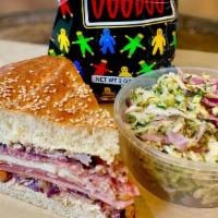 Roasted Mushroom Muffuletta Combo · Add an 8oz herby coleslaw and a 2oz bag of Zapps or dirty chips to your eighth or quarter mu...