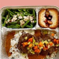Tv Dinner Pot Roast Dinner · Hearty meals made in-house, frozen in retro-style trays, and ready to pop in the oven when y...
