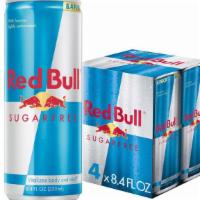 Sugarfree Red Bull 4-Pack · [5 cal]