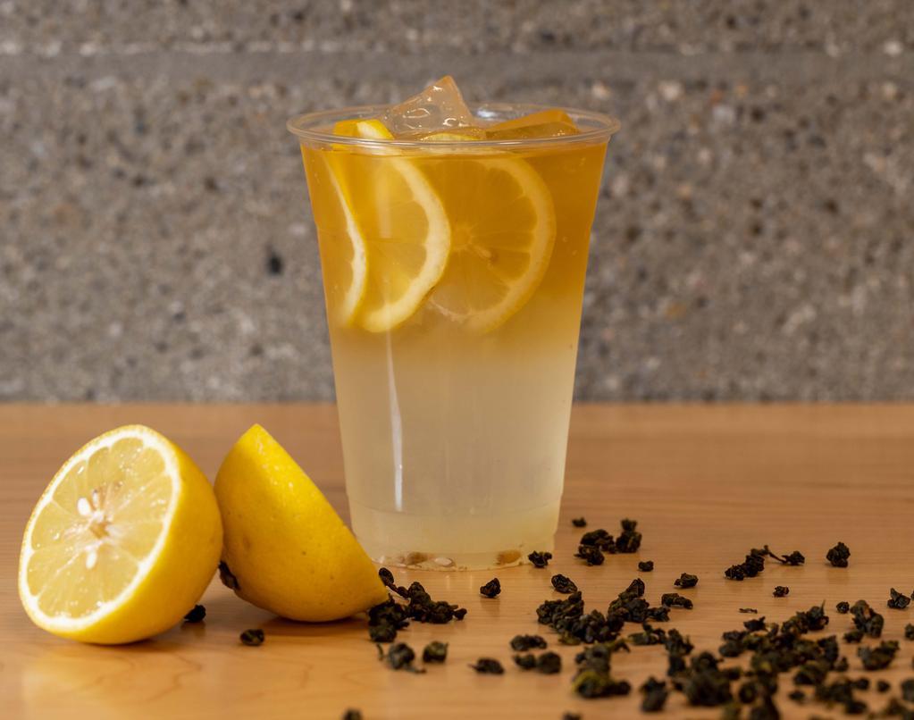 Lemonade Peach Oolong Iced Tea · 