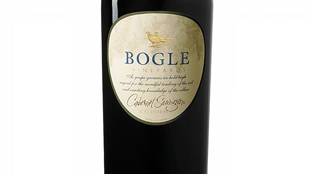 BOGLE (CABERNET SAUVIGNON) 750 ml · Opening with dense fruit notes of dried cherry and plum compote, our Cabernet Sauvignon captivates the nose and palate. Hints of clove, nutmeg and burnt caramel are imparted through 16 months of aging in American Oak barrels. Dusty tannins give way to a concentrated mouthfeel, with ample structure and balance to ensure this wine will age well for years to come.