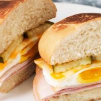 Egg Sandwich with Cheese & Meat · 