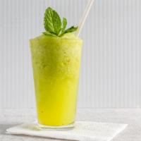 Holy Land Lemonade · Housemade lemonade with crushed ice and mint.