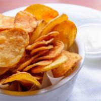 Potato Chips · Fresh, hot, crispy, golden potato chips, fried to order and seasoned with our house seasonin...