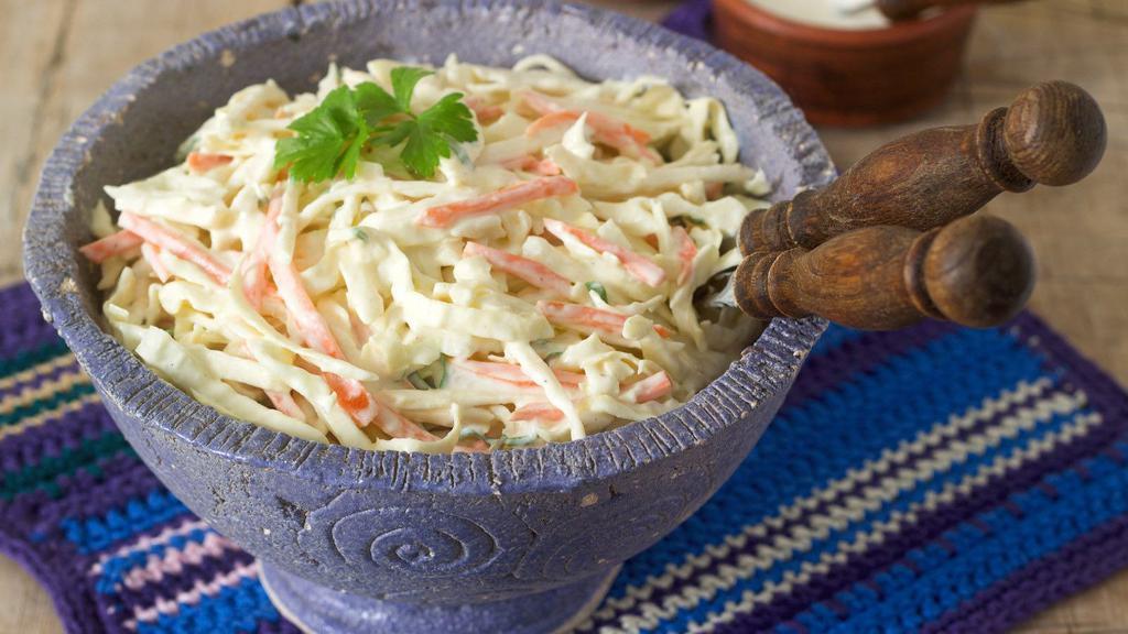 Coleslaw · Vegetarian. Sweet and tangy, crunchy and creamy, housemade coleslaw.