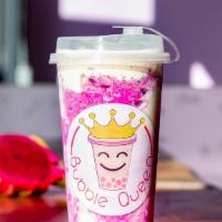 Dragonfruit Cloud · Fixed sweetness and ice level, made with dairy products.