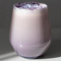 Purple Lady · 12oz hot, fixed sweetness. Made with taro powder and whole milk.