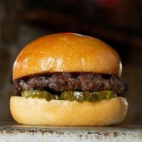 The Original Roadies · if Top 40 had a taste, this would be it—mini steakhouse burger and classic pickle