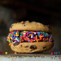 Cookie Slider · the perfect encore to any concert. fudge brownie sandwiched between 2 fresh baked chocolate ...