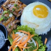#15. Grilled Meat & Egg · Cơm Thịt Nướng - Served w/ Steam Rice