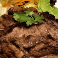 BBQ Beef - Crying Tiger · Grilled marinated beef with Homemade spicy dipping sauce