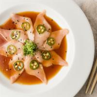 #4. Pepper Albacore · White tuna with jalapeño and ponzu sauce.