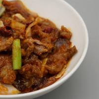 Lamb · Spicy. Choice of sauce: Manchurian, Szechwan, or Hot Garlic.