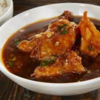 Fish · Spicy.   Tilapia fillet.  Choice of sauce: Manchurian, Szechwan, or Hot Garlic.