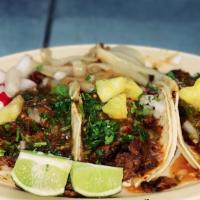 Taco Regular · Choice of meat, Onion, Cilantro and Salsa