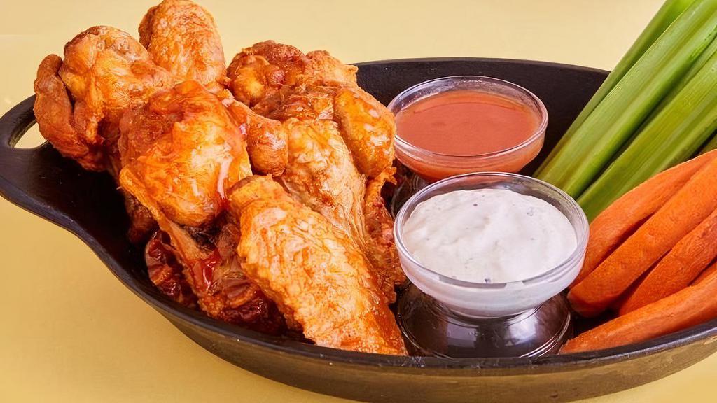 Hot Wings · Classic Bone-In Chicken Wings, with some serious kick.