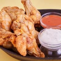 Plain Wings · Classic Bone-In Chicken Wings, served plain for those who don't like sauce