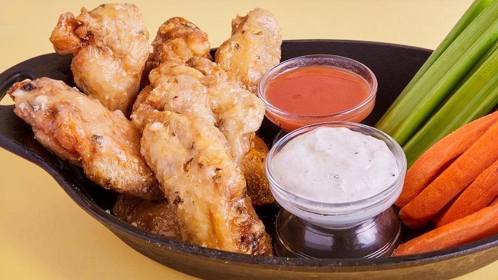 Garlic Parmesan Wings · Classic Bone-In Chicken Wings seasoned with garlic and parmesan