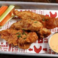 Chicken Strips · With House Sauce