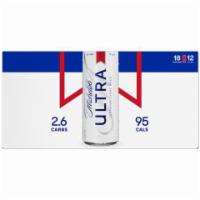 Michelob Ultra Can (12 Oz X 18 Ct) · Michelob ULTRA is a superior light beer that is made for those living active and balanced li...