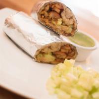 CHICKEN BOTI ROLL · Chicken boti wrapped  with masala in a fresh naan bread and served with mint chutney